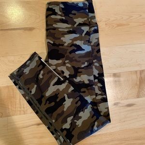 Light Green Camo Reflective Soft n Snug Mid-Rise 7/8 24”